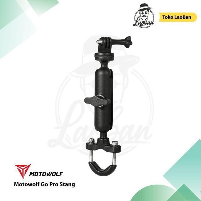 Closeup- Breket Gopro Motowolf - Holder Camera Gopro Dudukan Gopro Stang Motor Kamera Accesses Kamer