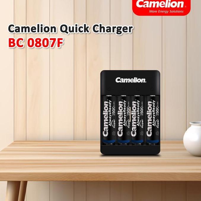 Closeup- Camelion Charger Pro Aa 500 Mah Bp4 - Quick Charger