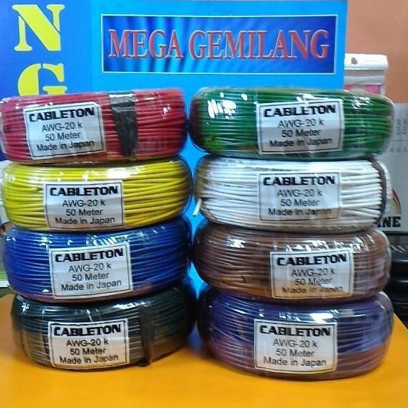 yoriezmart- Kabel AWG 20 - 1roll 50 meter Diskon