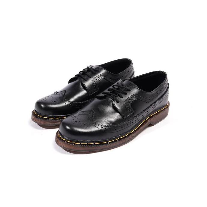 The Don's House BLACKLISTED Leather Boots Shoes - Sepatu Formal Pria Wanita Boots Low Loafer Kulit P