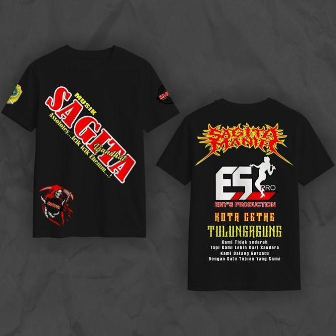 New- Kaos Sagita Kota Cethe Cotton Combed 4S