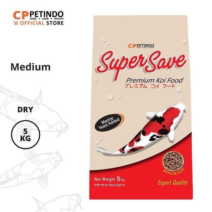 super save supersave makanan pakan pelet ikan koi 5kg 5kg