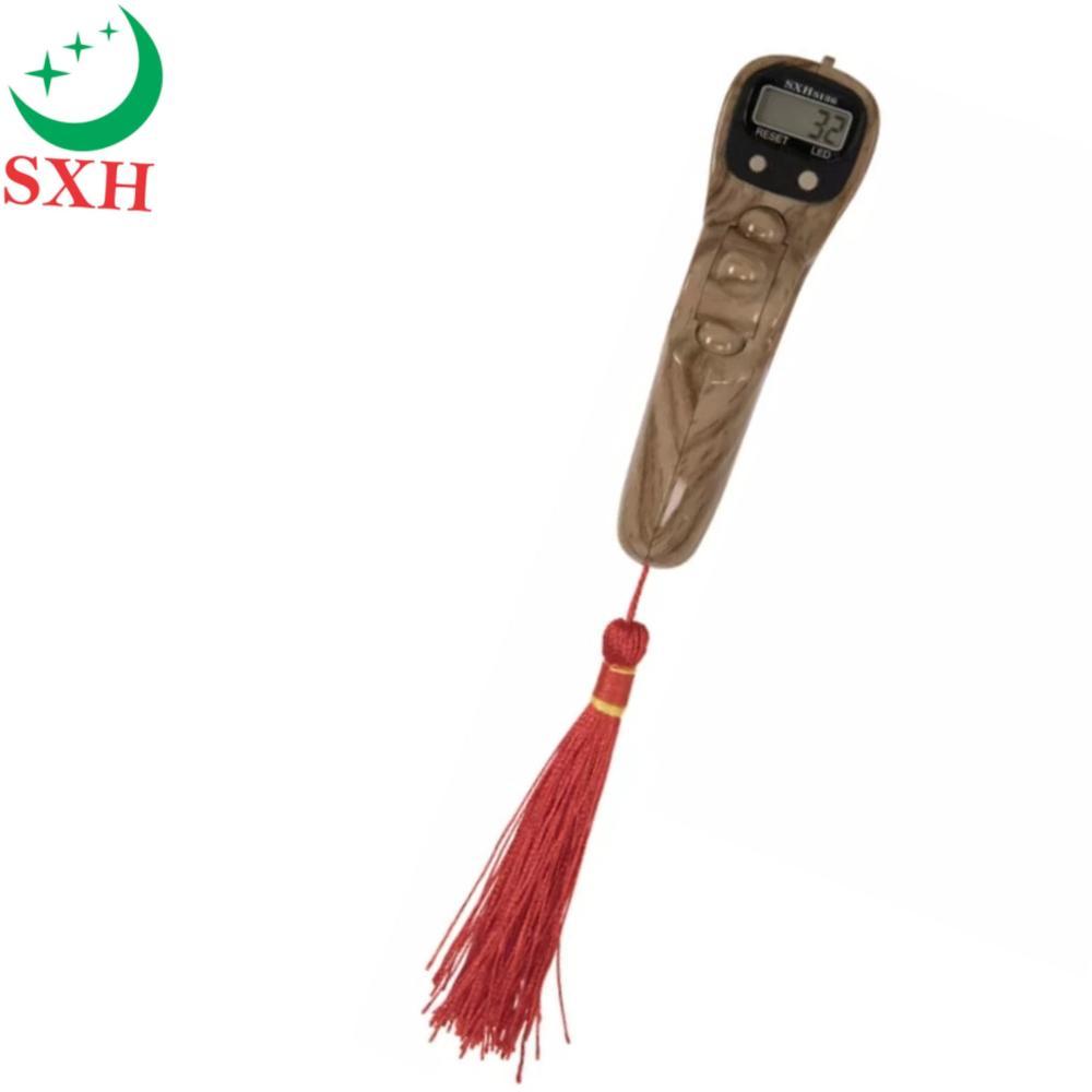 EXCLUSIVE TASBIH SXH DIGITAL KAYU LED / TASBIH ZIKIR KAYU LED MODUL- 2058 S