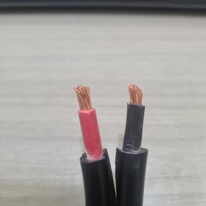 Kabel solar panel 2x6mm Hitam per meter