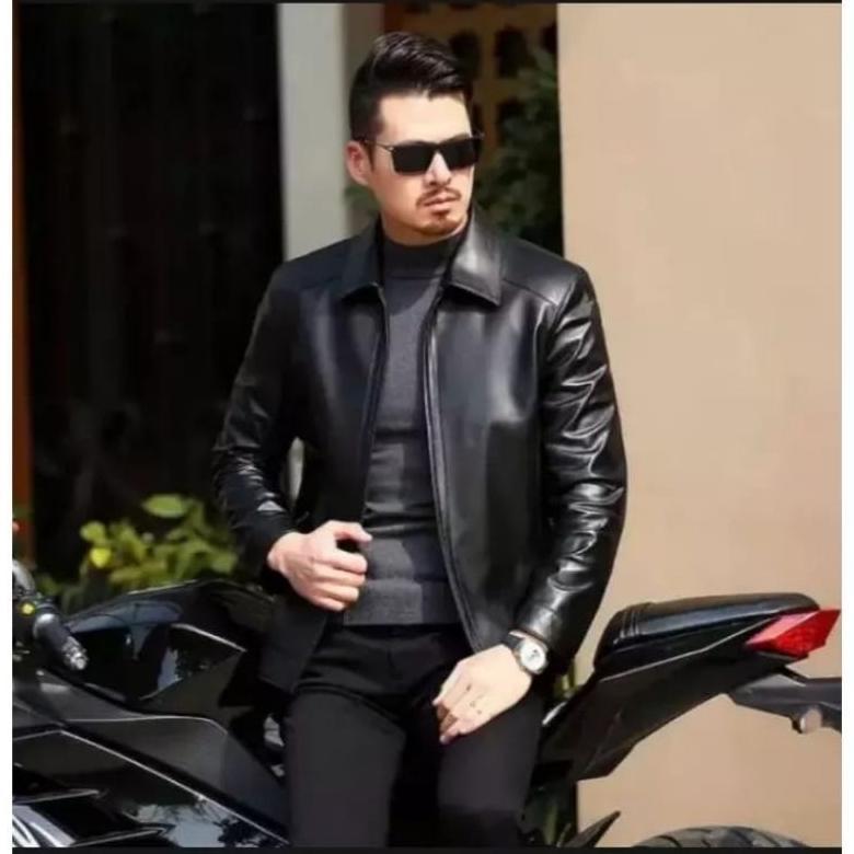 NEW DEALS JAKET SEMI KULIT/JAKET KULIT PRIA/JAKET KULIT PREMIUM
