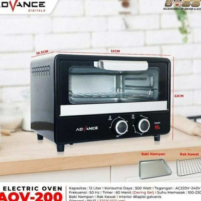 Oven Listrik Advance 12 Liter Aov-200 Microwave Advance