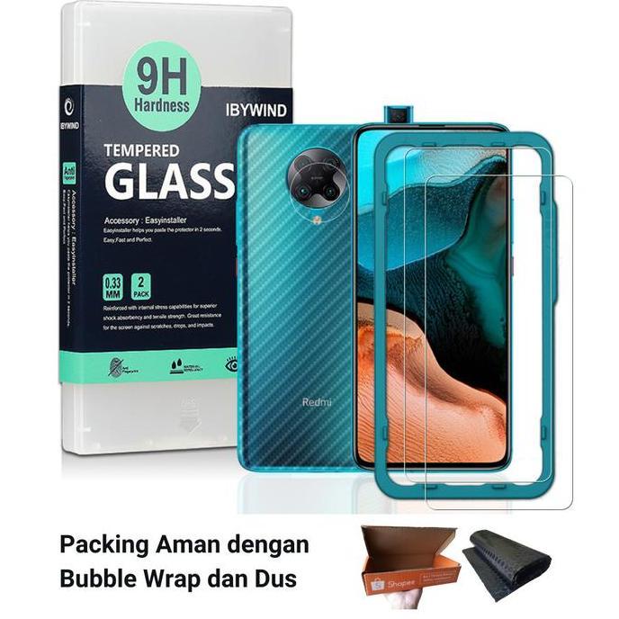 Tempered Glass Ibywind untuk Poco F2 Pro Temperglass Layar Bening