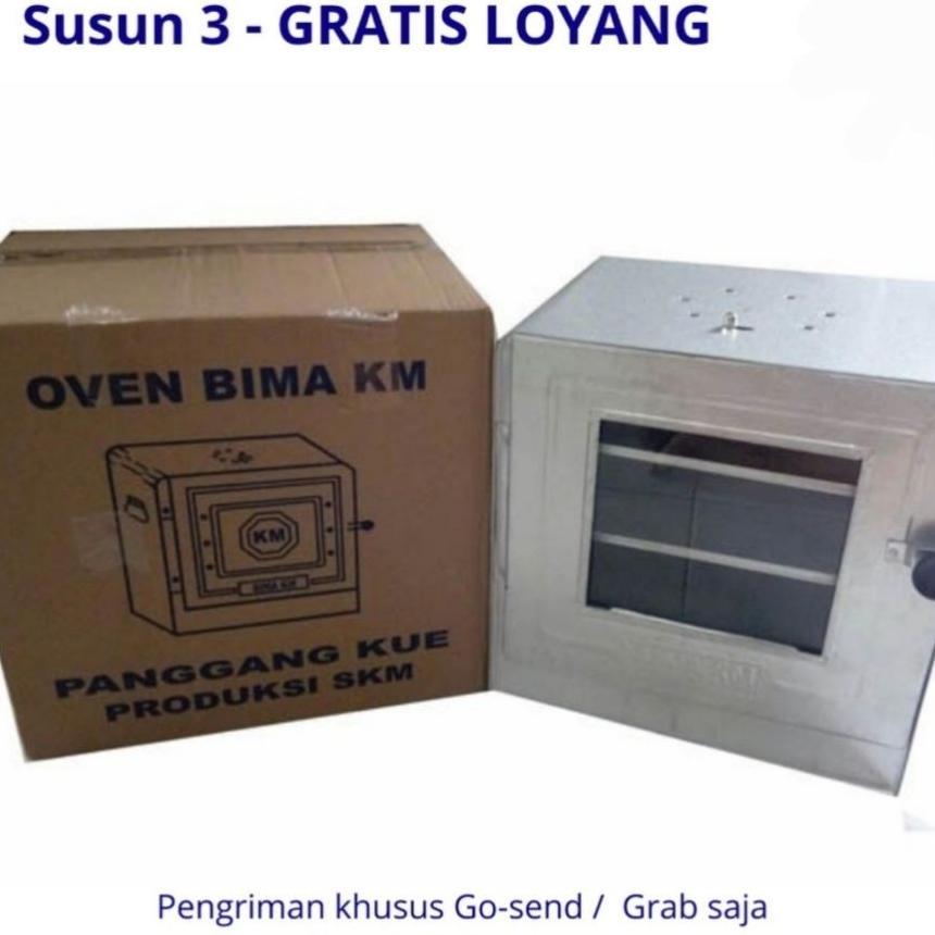 Oven Bima Km Asli Free Loyang 3Pcs/Oven Tangkring Bima Km 3 Susun