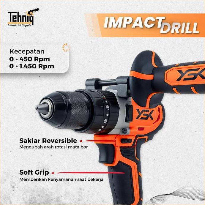 Yasuka YID-318CB Mesin Bor Batre / Impact Drill Cordless YID 318 CB (TERBAIK) (TERBARU) (TERMURAH)