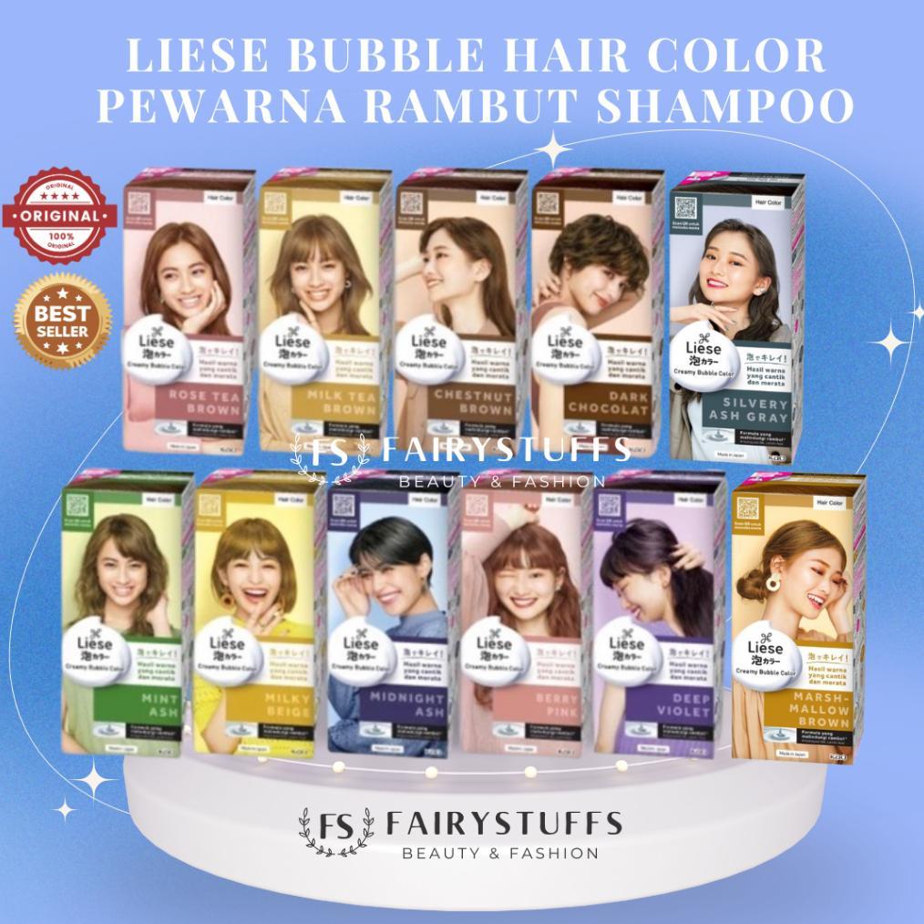 Liese Bubble Hair Color Foam Cat Rambut Permanent cat rambut