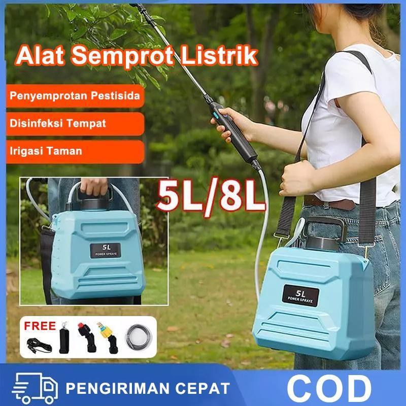 Sprayer Tools Semprotan Rumput Elektrik 5/8 Liter Sprayer Elektrik 5 Liter Semprotan Hama