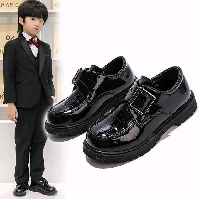 [Mommyhoky] Sp618-Sepatu pesta anak laki-laki impor sepatu Formal anak cowok Remaja Sepatu casual ko
