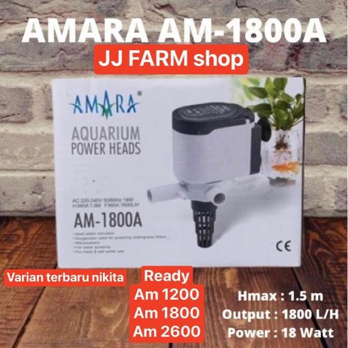 Mesin pompa air celup power head AMARA AM 1800-2600 mesin pompa air