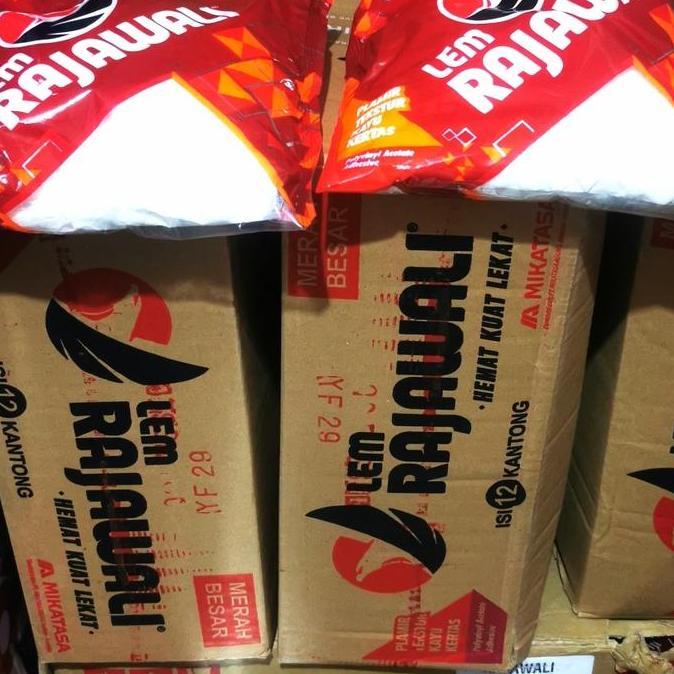 Lem rajawali putih plamuur plamir lem kayu 700 gram 1 dus 12 kantong