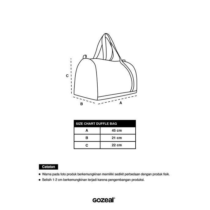 Gozeal | Duffle Bag | Axel | Tas Olahraga | Tas Serbaguna | Unisex (TERBAIK) (TERBARU) (TERMURAH)