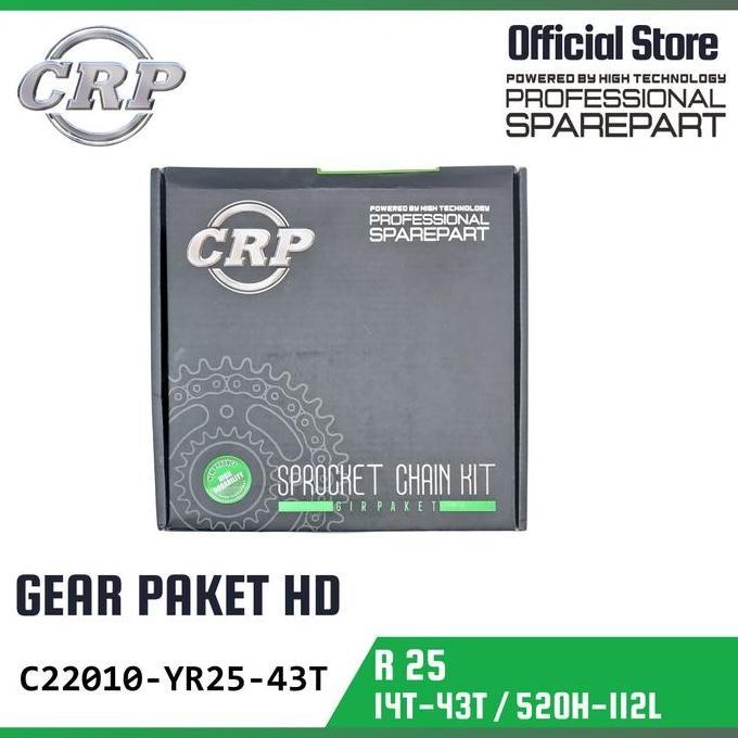 C-UNTUK YAMAHA R25 C GEAR SET 14T-43T/520H-112L