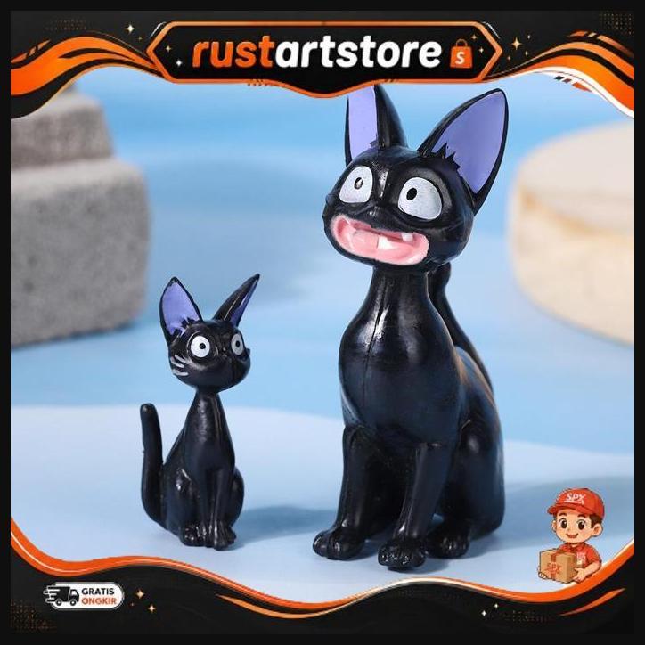 Jiji Kiki'S Delivery Service Cat Kiki Jiji Firgure Pajangan Dekorasi Resin Rumah Zakka Cod