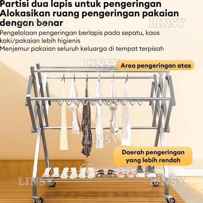 Jemuran Baju Lipat Jemuran Baju Stainless Steel Jemuran Pakaian Minimalis Jemuran Pakaian Stainless 