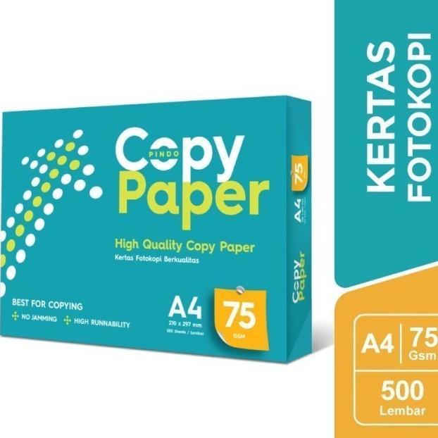 Copy Paper Kertas Fotocopy 75 Gsm A4 / Kertas Hvs A4 75 Gr Copy Paper