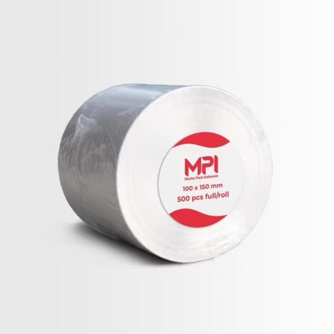 Kertas Thermal Mpi 150 X 100 Mm Isi 500 Awb Resi Stiker Paket