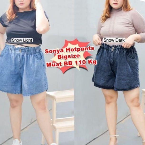 Hotpants Jeans Jumbo Sonya Hotpants Jumbo Bb 110 Kg