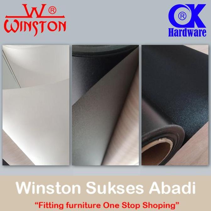 SUPERCON PVC PELAPIS DECOSHEET PVC 0.2MM HITAM DAN PUTIH DOP