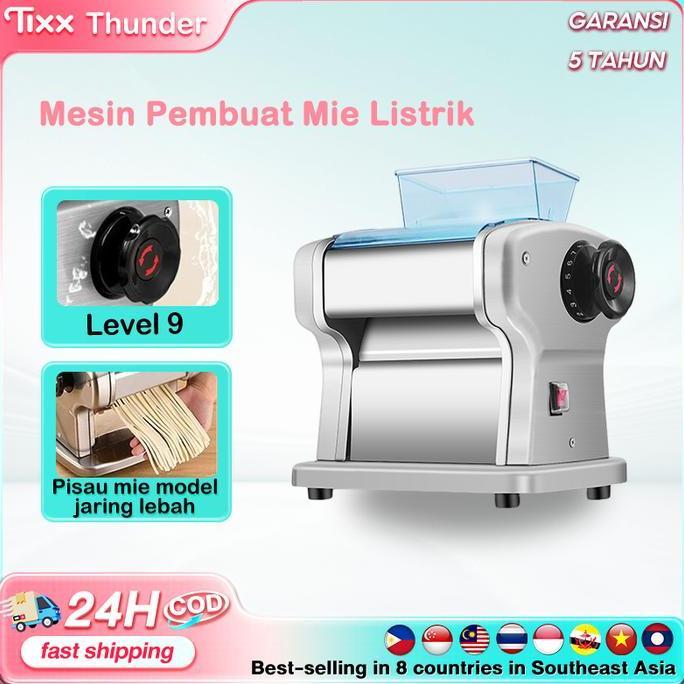 Promo Diskon Waktu TerbatasTixx Stainless Mie Listrik Elektrik Otomatis Noodle Maker Machine Noodle 