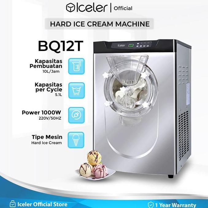 Promo Mesin Es Krim Iceler Hard Ice Cream Maker Mesin Gelato Terlaris