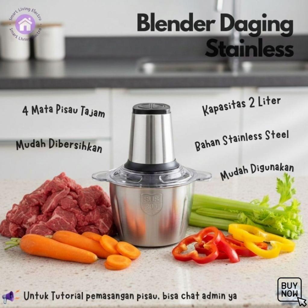 Blender Chopper Blender Daging Stainless Coper Penggiling Daging Serbaguna