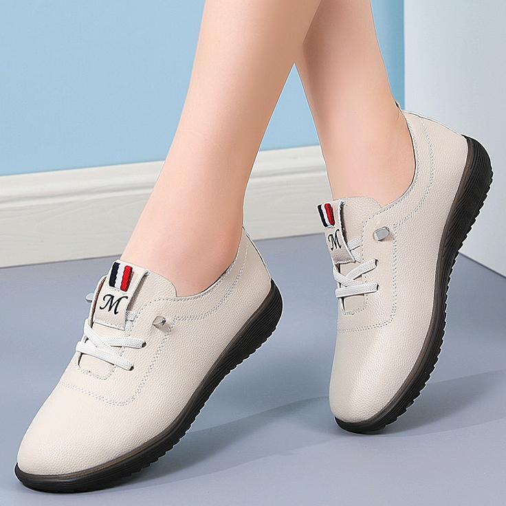 Foku Sepatu Flat Wanita Loafers Wanita Lembut Flatshoes Terbaru