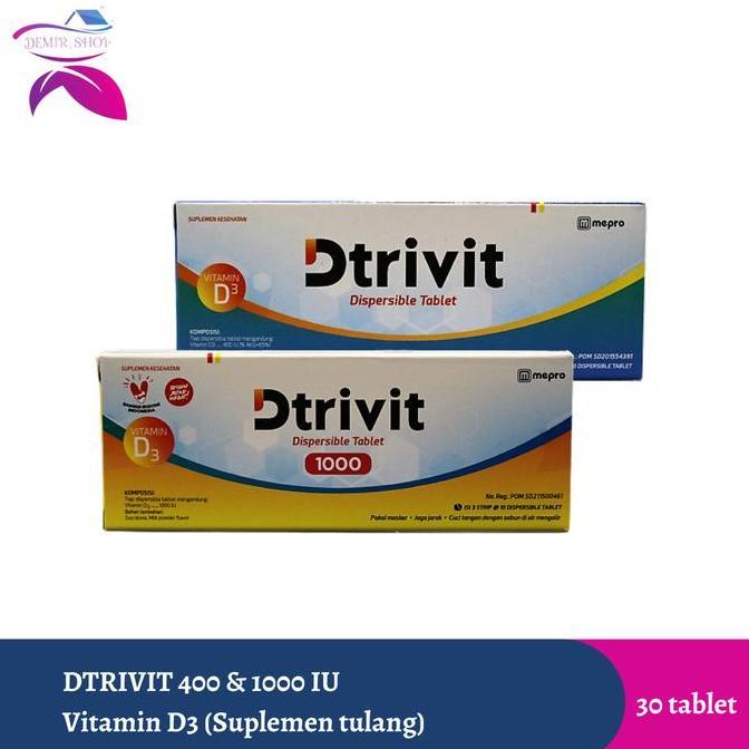 Kitman- Dtrivit Vitamin D3 400 Iu & 1000 Iu / Vitamin D3 1000 Iu