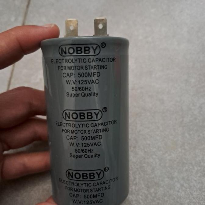 Pilihan- Kapasitor 500 Mfd 125 Vac Nobby