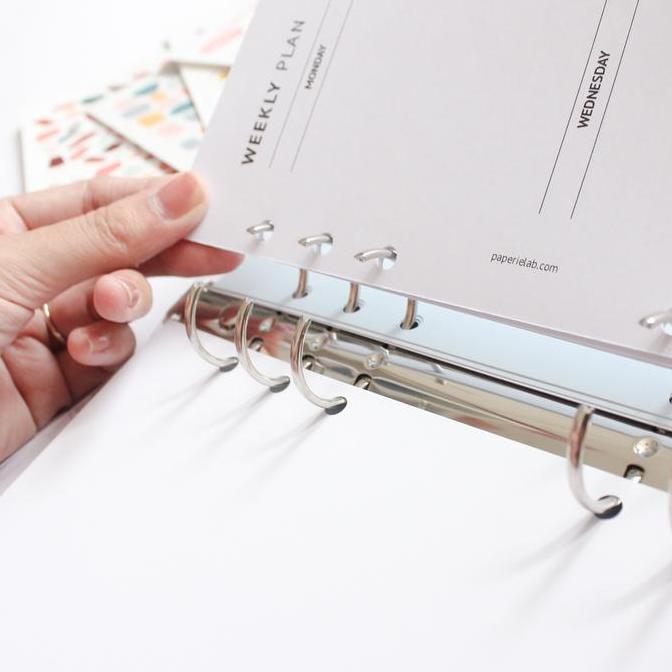 Newpic- Transparent Binder Pink Paper