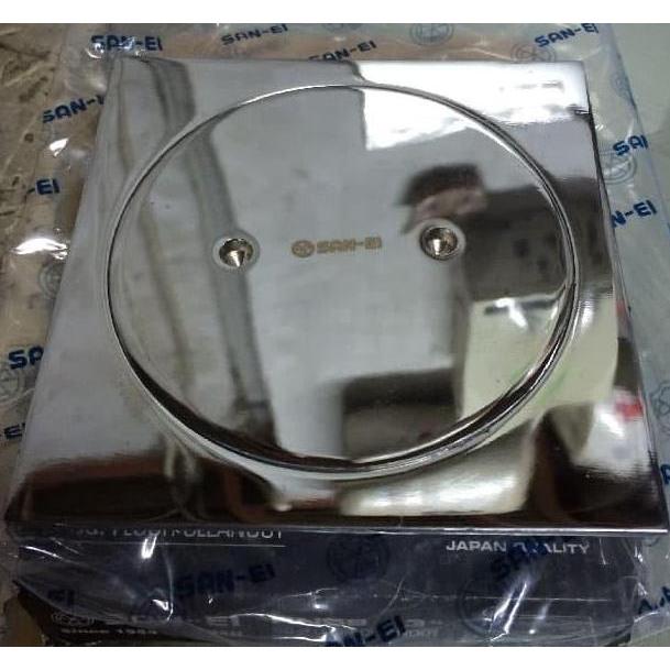 Pilihan- San-Ei Square Floor Clean Out 4 Inch Hn 59 Tutup Septic Tank Hn59 Kuningan Lapis Chrome Ant
