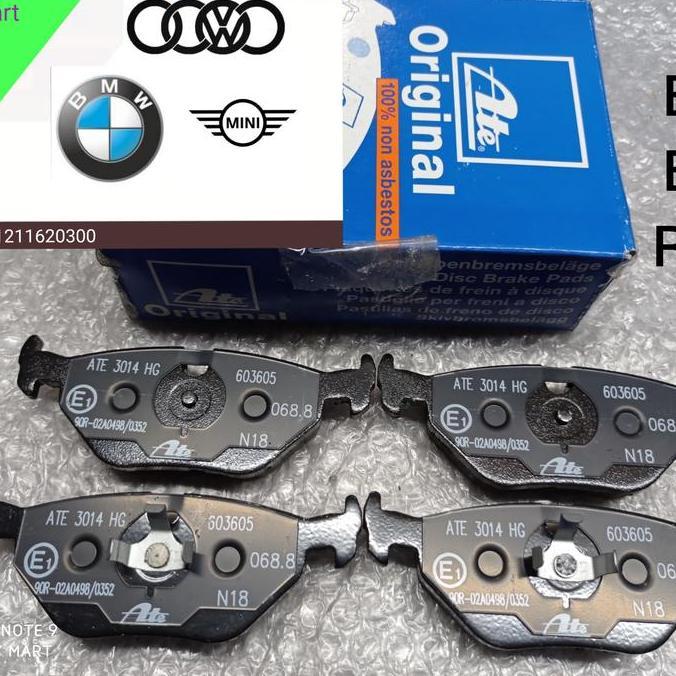 Parts- Kampas Rem Belakang Bmw E36 E46 E39 E34 Merk Ate