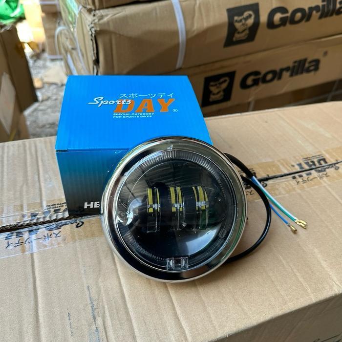 Lampu Led Day C70 Reflektor C70 C90 C50 Cseries Set Ring Motorcycle Original Dan Terpercaya