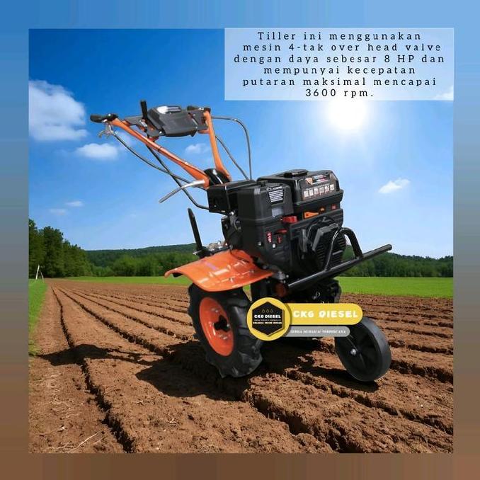 Traktor Mini Tiller Bajak Sawah Dan Ladang Matari Mst 800I 8Hp