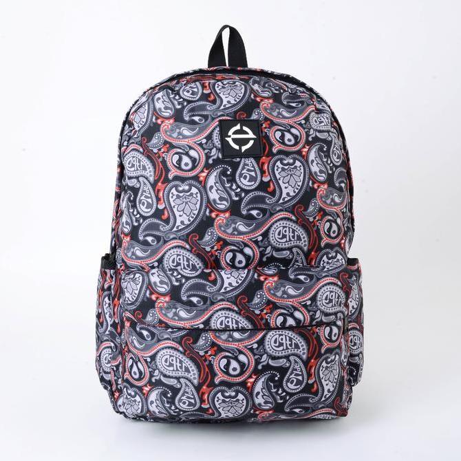 Newmild- Equator Pride - Blood Tas Ransel Laptop Backpack Paisley