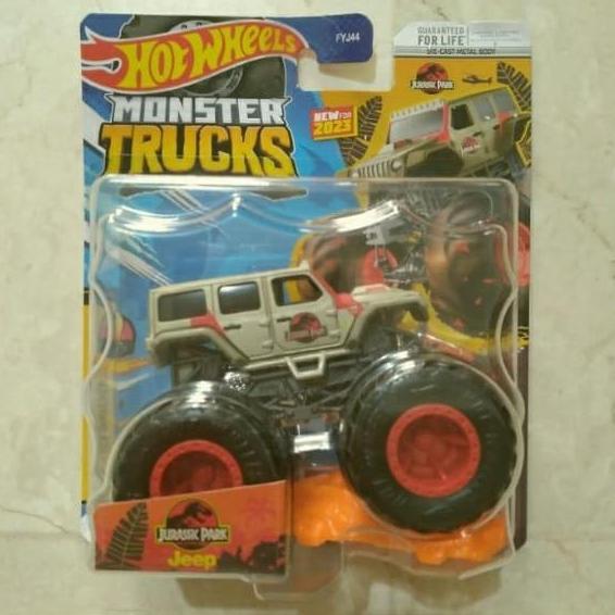 hotwheels monster trucks jurassic park jeep