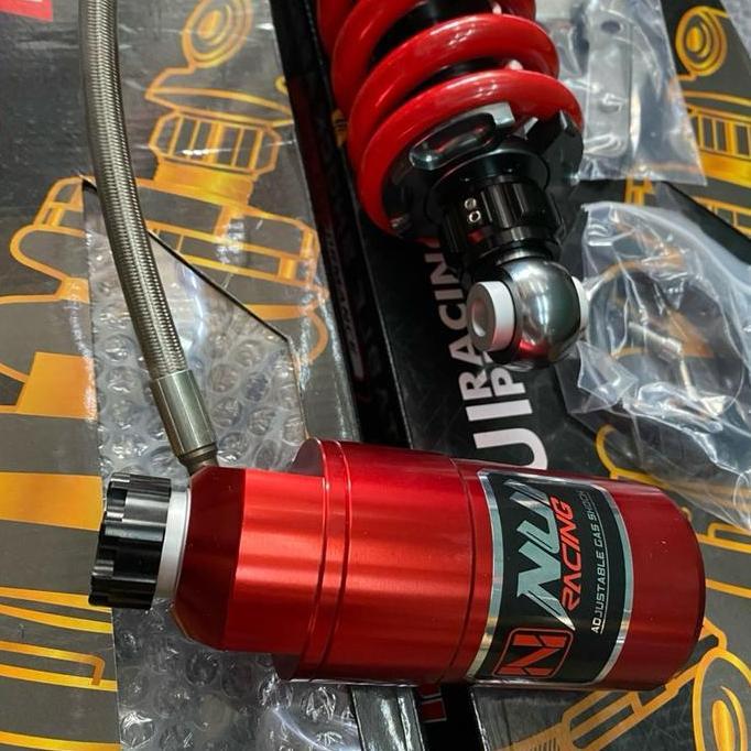 monoshock sonic supra gtr 150 shock tabung pisah klik rebound Nui Racing project