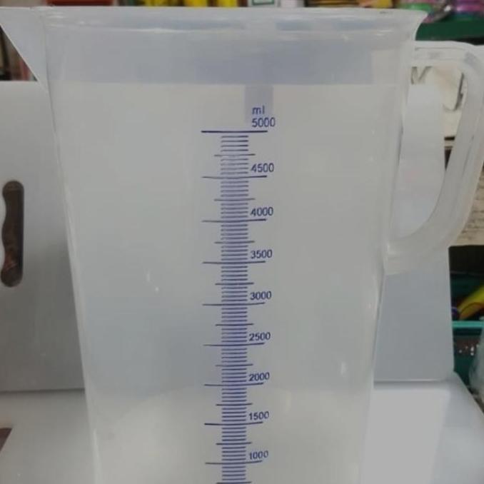 gelas takar 5 liter/Gelas ukur plastik 5000ml gelas takar plastik