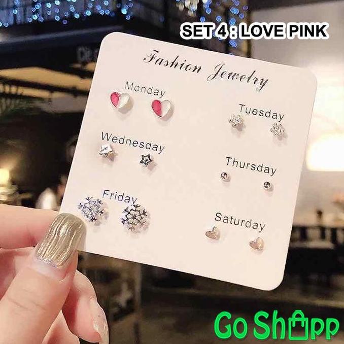 New - Anting Wanita Fashion Korea 1 Set - Anting Tusuk Earring Wanita [At01]