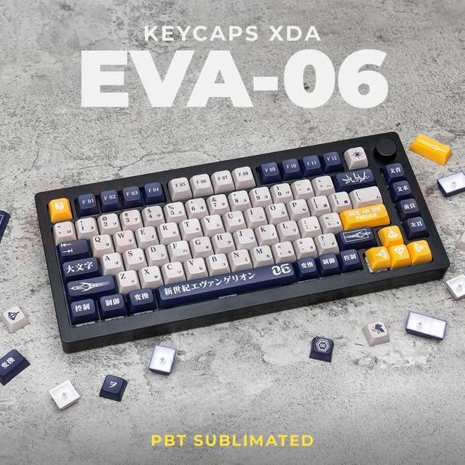EVA-06 Mark.06 Evangelion PBT Dye Sub Keycaps