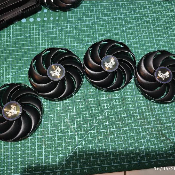 NEW Fan kipas Vga Sapphire Nitro Rx 6600 6650 xt rx6600 Replacement 87cm 6pin