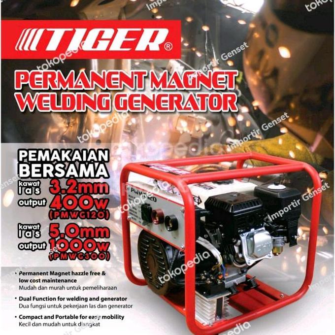 Welding Generator Tiger Pmwg 300 / Genset Las Tiger Pmwg 300