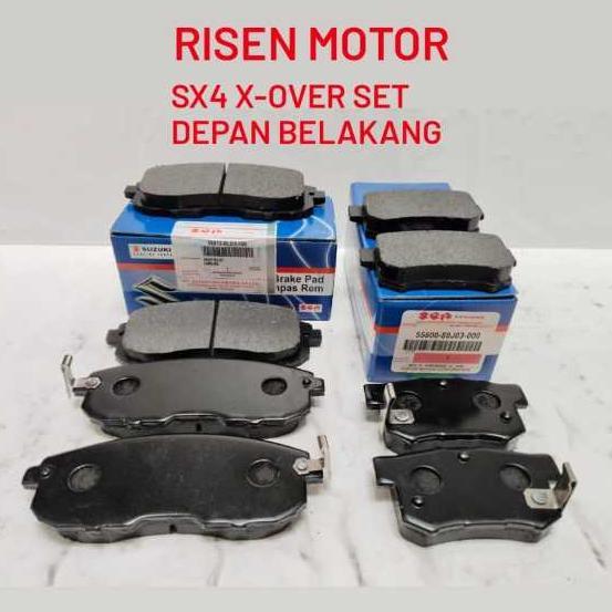 Brake Pad X-Over Kampas Rem Set Depan Belakang X-Over Sx4 X Over