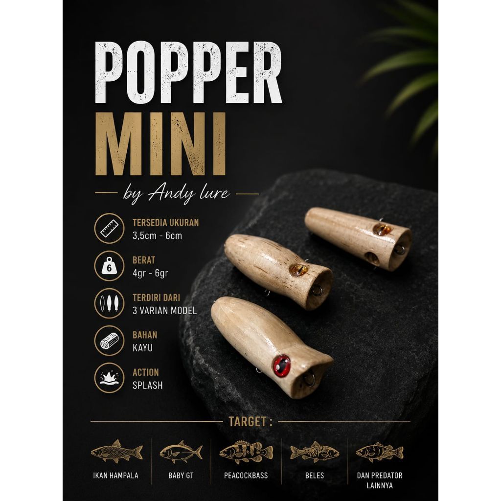 POPPER MINI BY ANDY_LURE