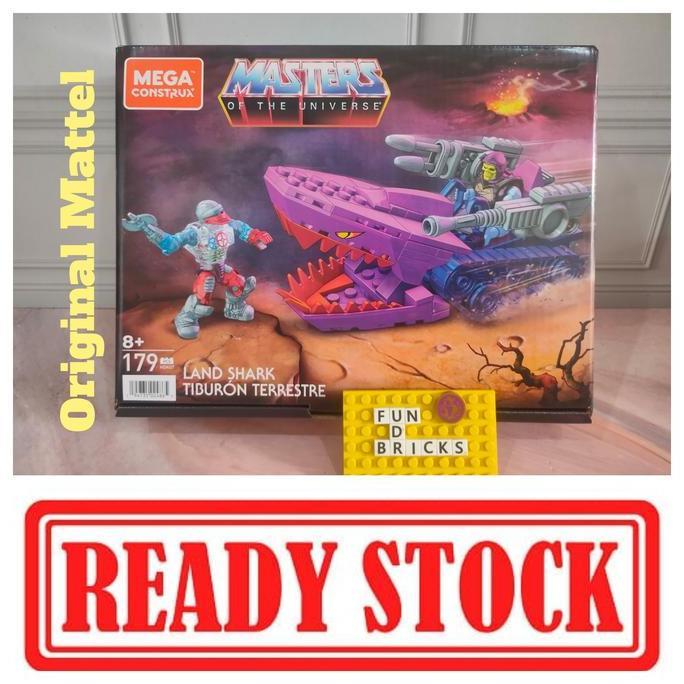 Mega Construx Land Shark Mattel Original Brick
