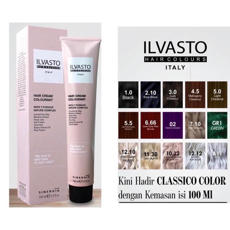 Cat Rambut Ilvasto Classico 100 Ml Warna Hidup cat rambut