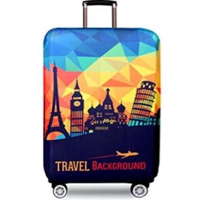 TravGuard Sarung Koper Elastis Motif Scenic Spot - Cover Koper Keren Anti Gores SXL (1632 Inch)